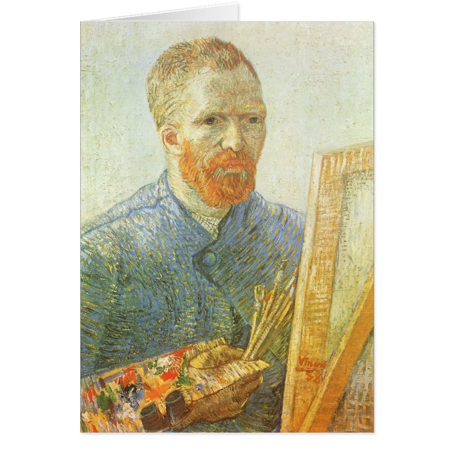 Selbstportrait vor Easel, Vincent van Gogh (Vorne)