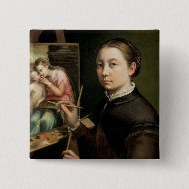 Selbstporträt, 1556 button (Vorderseite)