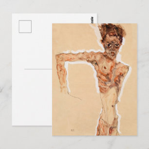 Selbstporträt (1911) Egon Schiele Postkarte