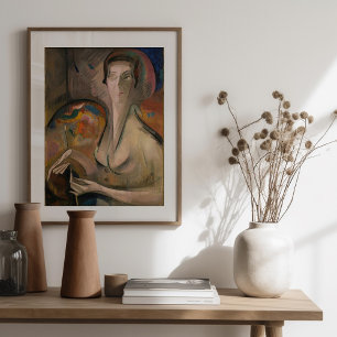 Selbstporträt Alice Bailly Poster