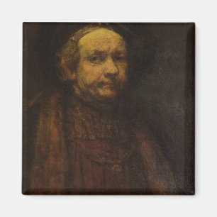 Selbstporträt als alter Mann, c.1664 (Öl auf Magnet