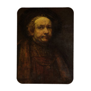 Selbstporträt als alter Mann, c.1664 (Öl auf Magnet