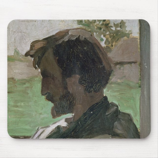 Selbstporträt an Heiligem-Saveur, 1868 Mousepad (Vorne)