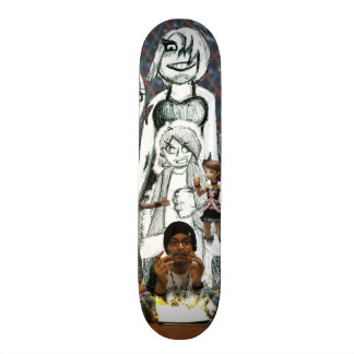 Selbstporträt (Christopher Saturn) Skateboard