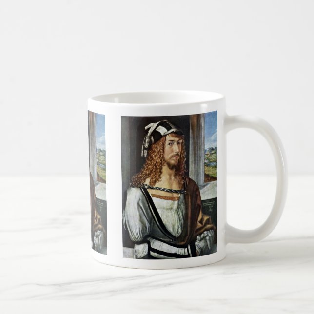 Selbstporträt, durch Albrecht Dürer Kaffeetasse (Rechts)
