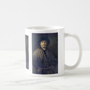 Selbstporträt durch Rembrandt Harmensz. Van Rijn Tasse