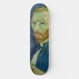 Selbstporträt durch Vincent van Gogh 1889 Skateboard