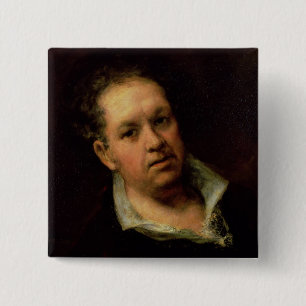 Selbstporträt Francisco Jose de Goya y Lucientes Button