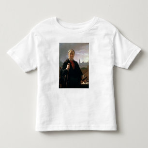 Selbstporträt gegen das Fenster Kleinkind T-shirt