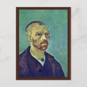 Selbstporträt gewidmet Paul Gauguin) Von Vince Postkarte