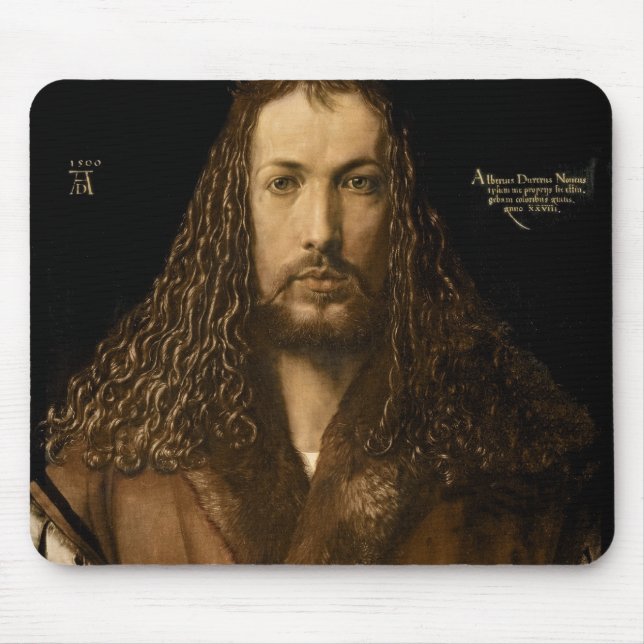 Selbstporträt im Alter von achtundzwanzig, 1500 Mousepad (Vorne)