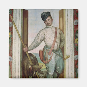 Selbstporträt in Jagd-Kostüm, 1562 Magnet
