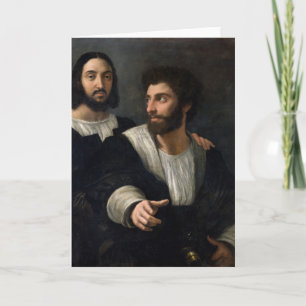 Selbstporträt mit einem Freund Karte