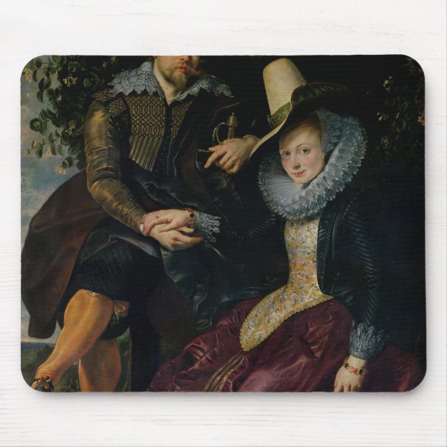 Selbstporträt mit Isabella Brandt Mousepad (Vorne)