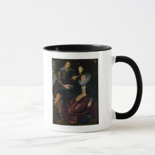 Selbstporträt mit Isabella Brandt Tasse