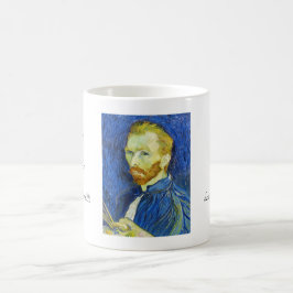 Selbstporträt mit Pallette Vincent van Gogh Tasse