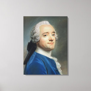 Selbstporträt mit Spitze Jabot Leinwanddruck