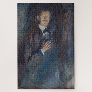 Selbstporträt mit Zigarette (1895) – Edvard Munch Puzzle