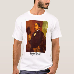 Selbstporträt mit Zylinder - Edgar Degas, Edgar T-Shirt