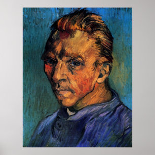 Selbstporträt ohne Bart von Vincent van Gogh Poster