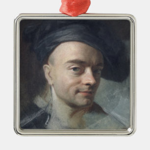 Selbstporträt Ornament Aus Metall