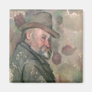 Selbstporträt Pauls Cezanne , 1890-94 Magnet