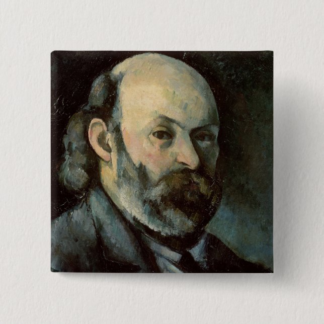 Selbstporträt Pauls Cezanne |, c.1879-85 Button (Vorderseite)