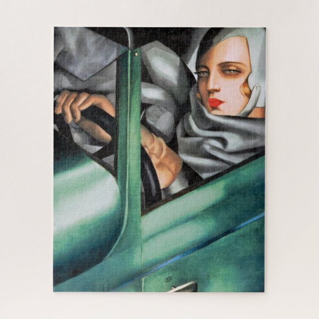 Selbstporträt | Tamara De Lempicka | Puzzle (Vertikal)