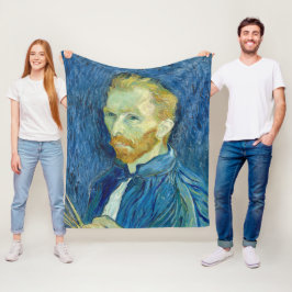Selbstporträt Vincent Van Gogh 1889 Fleecedecke