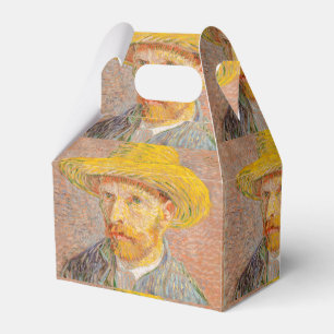 Selbstporträt Vincent Van Gogh mit Strohhut Geschenkschachtel