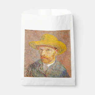 Selbstporträt Vincent Van Gogh mit Strohhut Geschenktütchen