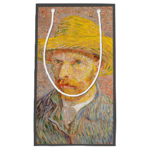 Selbstporträt Vincent Van Gogh mit Strohhut Kleine Geschenktüte