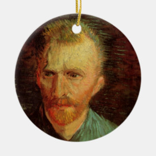 Selbstporträt Vincent van Gogh, Vintage-Fine-Art Keramik Ornament