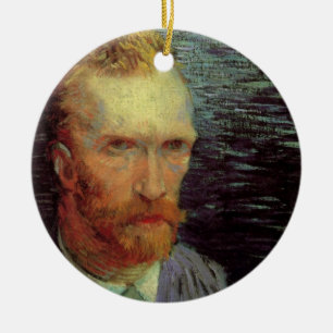Selbstporträt Vincent van Gogh, Vintage-Fine-Art Keramik Ornament
