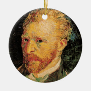 Selbstporträt Vincent van Gogh, Vintage-Fine-Art Keramikornament
