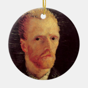 Selbstporträt Vincent van Gogh, Vintage-Fine-Art Keramikornament