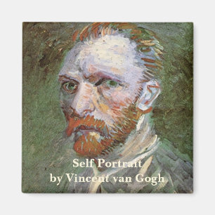Selbstporträt Vincent van Gogh, Vintage Fine Art Magnet