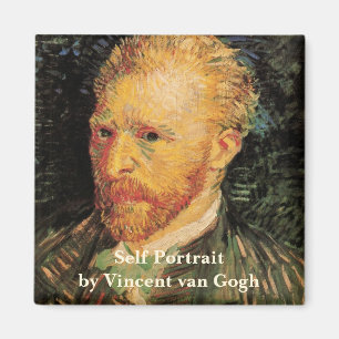 Selbstporträt Vincent van Gogh, Vintage Fine Art Magnet