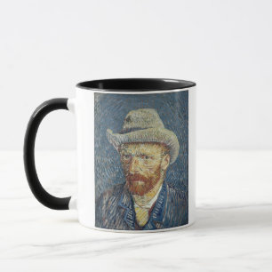 Selbstporträt Vincent van Goghs mit geglaubtem Tasse