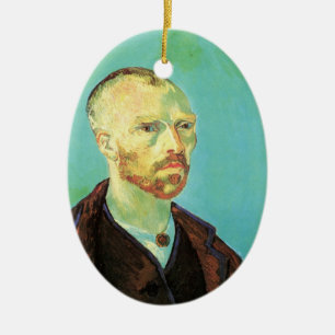 Selbstporträt von Van Gogh (Gewidmet Paul Gauguin) Keramikornament