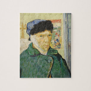 Selbstporträt von Van Gogh mit einem verbundenen O Puzzle