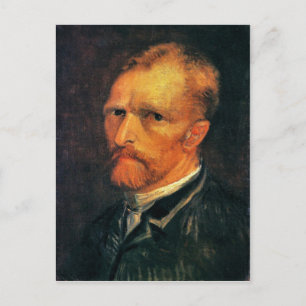Selbstporträt von Vincent van Gogh 1886 Postkarte
