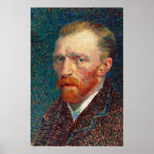 Selbstporträt von Vincent Van Gogh (1887). Poster
