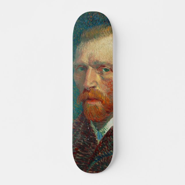 Selbstporträt von Vincent van Gogh (1887) Skateboard (Vorne)