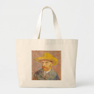 Selbstporträt von Vincent Van Gogh, impressionisti Jumbo Stoffbeutel