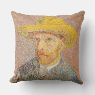 Selbstporträt von Vincent Van Gogh, impressionisti Kissen