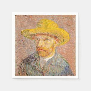 Selbstporträt von Vincent Van Gogh, impressionisti Serviette