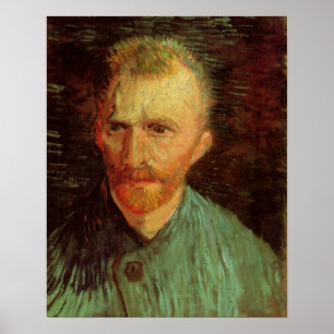 Selbstporträt von Vincent van Gogh, Vintage-Fine-A Poster