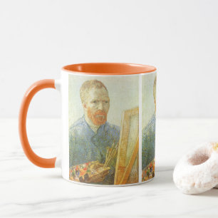 Selbstporträt vor der Staffelei, Vincent van Gogh Tasse