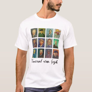 Selbstporträts von Vincent Van Gogh Art Painter g T-Shirt